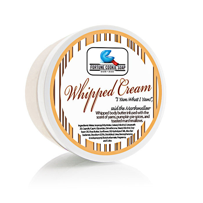 I Yam What I Yam, said the Marshmallow Body Butter - Fortune Cookie Soap