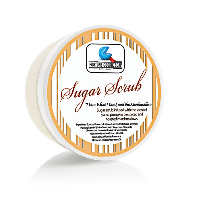 I Yam What I Yam!, said the Marshmallow Sugar Scrub - Fortune Cookie Soap