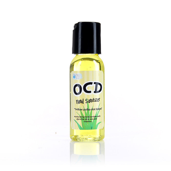 Yellow Polka Dot Bikini OCD Hand Sanitizer - Fortune Cookie Soap