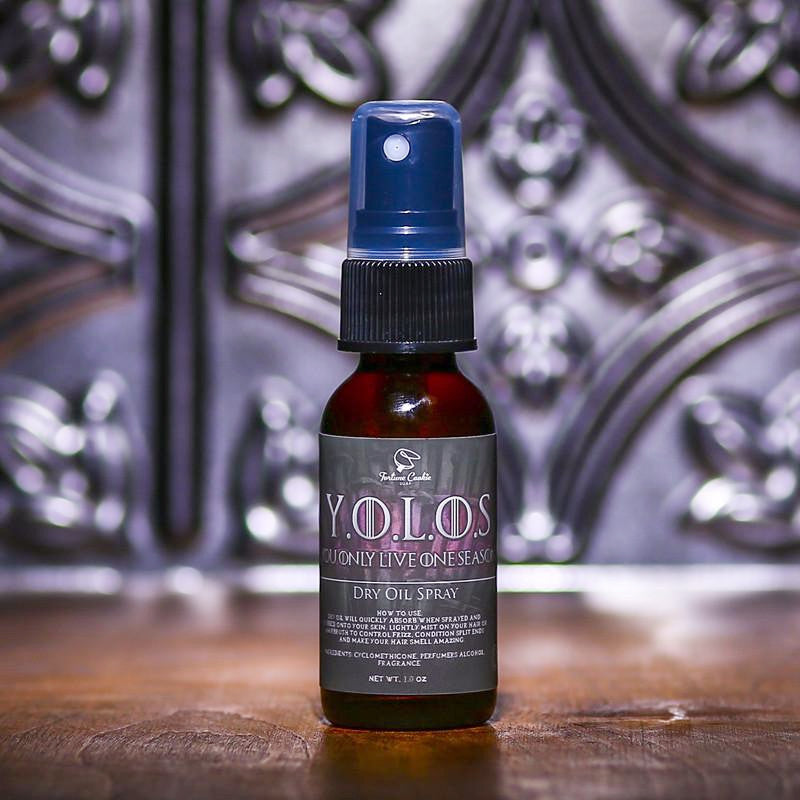 Y.O.L.O.S (YOU ONLY LIVE ONE SEASON) Dry Oil Spray